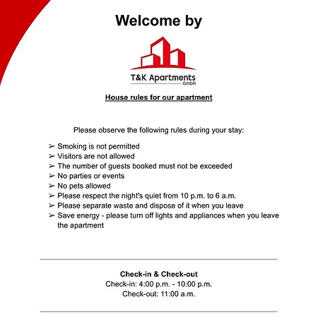 Apartment T&k Apartments- 2 - Heart Of - Private Parking